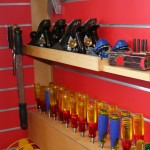 Chisel rack with front valence